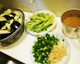 極旨♪　ジャージャー風に茄子うどん作り方1写真