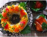 *海鮮ケーキ寿司*お祝いやパーティにも♪作り方4写真