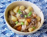 肉じゃが変身！とろ～りジャガ丼作り方5写真