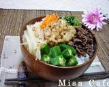 ネバネバ納豆ナムル丼作り方7写真