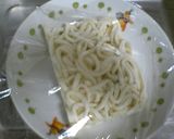 ネギとキャベツ　梅入りあっさり焼きうどん作り方1写真