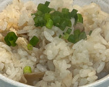 舞茸と油揚げの絶品炊き込み風混ぜご飯作り方7写真