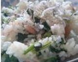 菜の花とベーコンのガーリックライス。作り方6写真