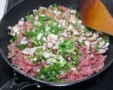 きのこ入り肉みそ作り方3写真