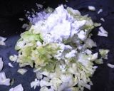 キャベツとコーンの豆腐みそハンバーグ作り方2写真