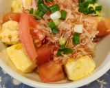 トマトとクリームチーズの和風和え作り方4写真
