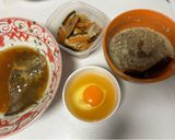 我が家の簡単レンチン煮卵(落とし卵)作り方1写真