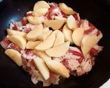 牛バラと野菜のオイスターソース炒め作り方4写真