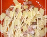 ベーコン＊チーズ＊卵の❀朝食トースト作り方2写真