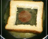 ベーコン＊チーズ＊卵の❀朝食トースト作り方3写真