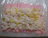 幼児食 ピンクのおにまき作り方5写真