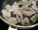 豚肉と青梗菜の和風スパゲティ作り方4写真
