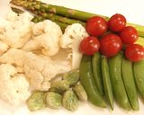 春野菜のホットサラダ✿アンチョビ大蒜正油作り方1写真