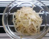 こっくり♪もやしのオイバターサラダ作り方5写真
