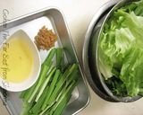 レタスと干し蝦(エビ)のさっと香り炒め作り方4写真