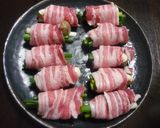 エリンギとわけぎの豚巻き～おろしソースで作り方2写真