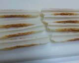 お弁当に♬トースターでマヨポンちくわ焼き作り方1写真