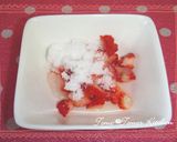 レンジde１分♪　♥簡単いちごソース♥作り方2写真