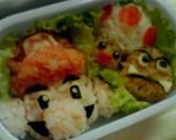 キャラ弁　マリオ スター☆クラゲｃｈａｎ作り方1写真