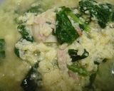 ほうれん草と粉チーズのランチスープ作り方4写真