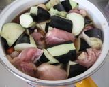 超簡単！しっかり味☆なすと鶏肉の煮物作り方2写真