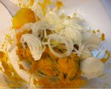 カボチャと紫いものサラダ作り方5写真