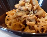 鶏皮と蓮根のきんぴら作り方3写真