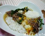 にら玉牛ネバネバ納豆丼作り方6写真