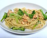 鮭の和風だしパスタ作り方11写真