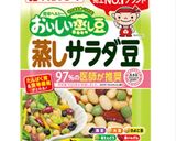 冷凍ブロッコリーと蒸し豆のカニカマサラダ作り方2写真