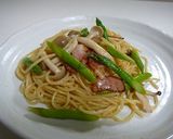 和風醤油バタースパゲッティー作り方5写真