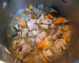 梅酒を料理に♪鶏肉と根菜の筑前煮作り方3写真