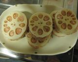 れんこんの鳥ひき肉サンド天ぷら☆　作り方4写真