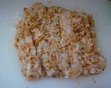 納豆入りネバネバ焼きえびパン作り方2写真