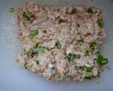 納豆入りネバネバ焼きえびパン作り方3写真