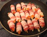 豚肉の野菜巻き☆照り焼き風作り方3写真