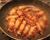 豚肉の野菜巻き☆照り焼き風作り方4写真