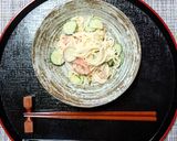 ヨウサマの減塩居酒屋風素麺サラダ作り方1写真
