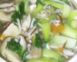 簡単！卵ときのこのスープ（和風）作り方5写真