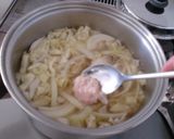 しっかりおかずになる鶏団子の春雨スープ✿作り方5写真