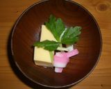 玉子豆腐のお吸い物＊作り方4写真