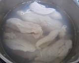 鶏肉のお豆の粒マスタードソース和え作り方2写真