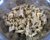 鶏肉のお豆の粒マスタードソース和え作り方4写真