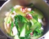 タコとチンゲン菜の煮物作り方2写真