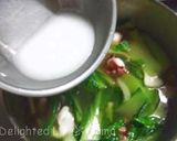 タコとチンゲン菜の煮物作り方3写真