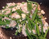 にんにくの芽と豆腐のシーチキン炒め作り方2写真