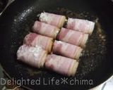 カキのベーコン巻き☆バター焼き作り方4写真