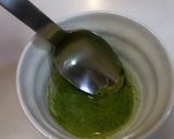 豆しば♡みどり系キャラ弁に粉末茶で色つけ作り方2写真