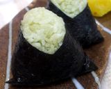 豆しば♡みどり系キャラ弁に粉末茶で色つけ作り方3写真