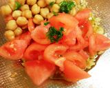 ***ひよこ豆★トマトの小鉢***作り方2写真